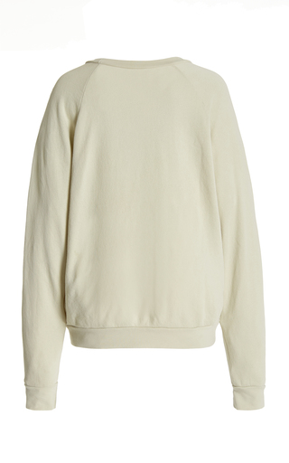 Raglan-Sleeve Cotton Crewneck Sweatshirt展示图