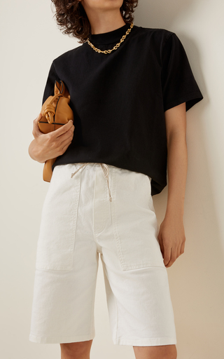 Cotton Mock-Neck T-Shirt展示图