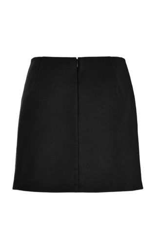 Asymmetric Paneled Wool-Blend Skirt展示图