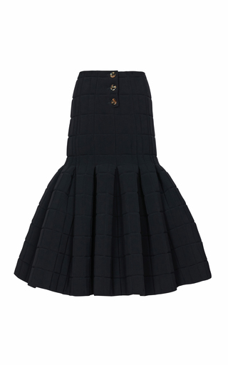 Textured Crepe Midi Skirt展示图