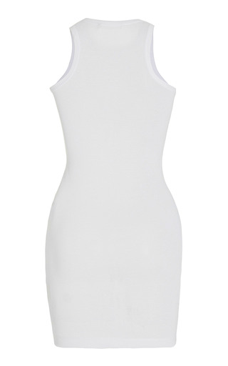 Ribbed Cotton Jersey Mini Tank Dress展示图