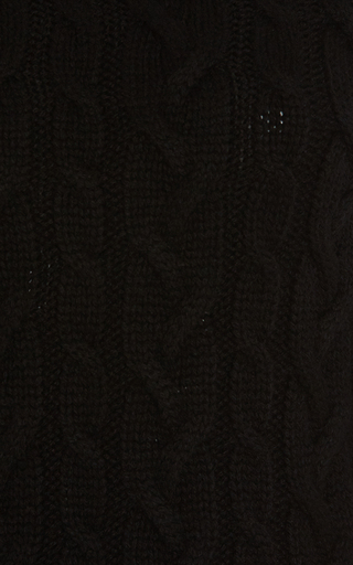 Cable-Knit Wool-Blend Midi Dress展示图