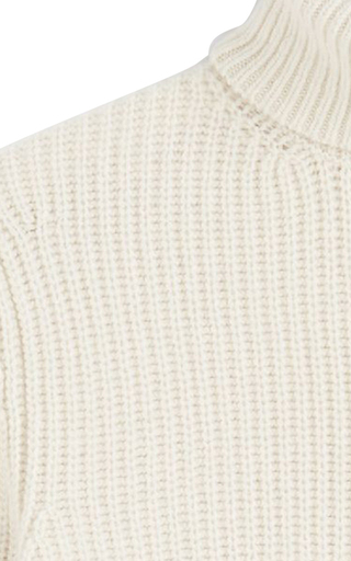 Ribbed Wool-Cashmere Peplum Sweater展示图