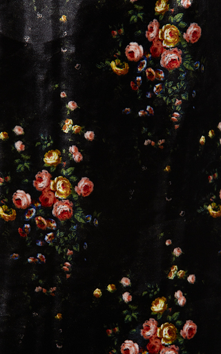 Tate Floral Velvet Pencil Skirt展示图