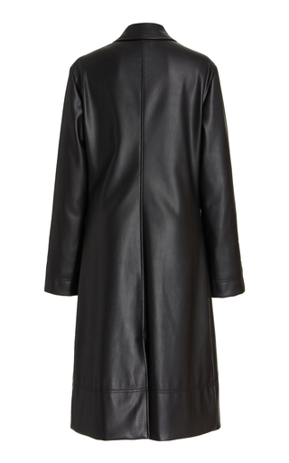 Maura Vegan Leather Coat展示图