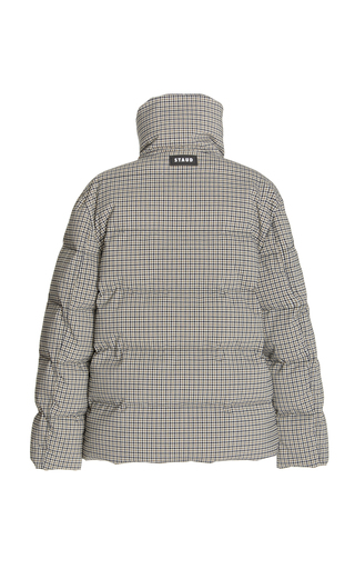 Ace Plaid Shell Puffer Coat展示图