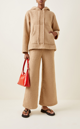 Rabbit Faux Shearling Wide-Leg Sweatpants展示图