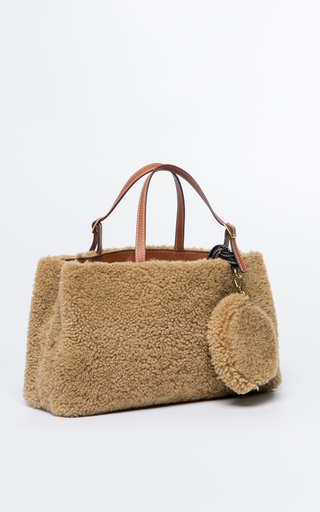 Lady Shearling Satchel Bag展示图