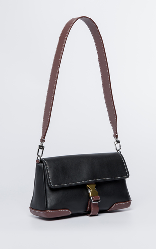 Izzy Convertible Leather Shoulder Bag展示图