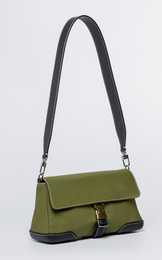 Izzy Convertible Nylon Leather Shoulder Bag展示图