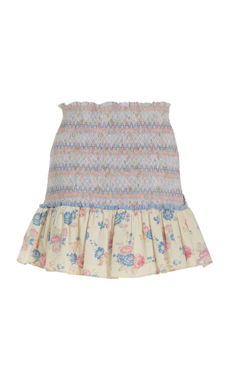 Anguilla Layered Cotton Mini Skirt展示图