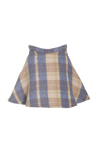 Oroson Plaid Twill Mini Skirt展示图