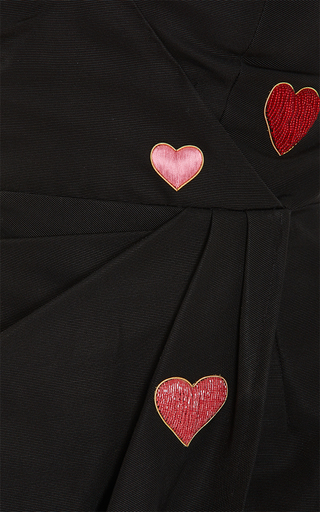 Heart-Embroidered Cotton-Blend Dress展示图