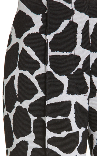 Giraffe-Printed Virgin Wool-Blend Pants展示图