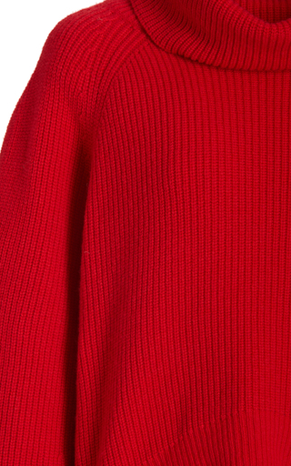 High-Low Cashmere Turtleneck展示图