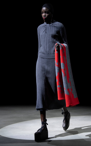 Rae Tie-Effect Merino Wool And Cashmere-Blend Jumper展示图