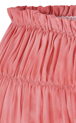 Sunday Ruffled Silk Mini Shorts展示图