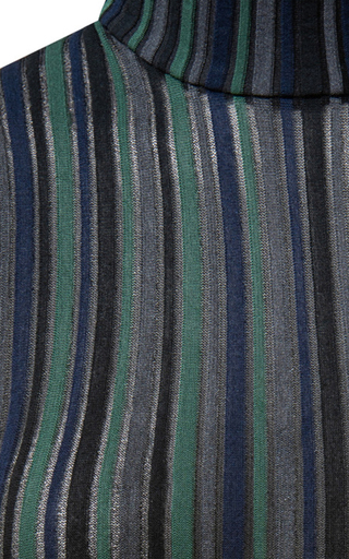 Striped Silk-Wool Knit Top展示图