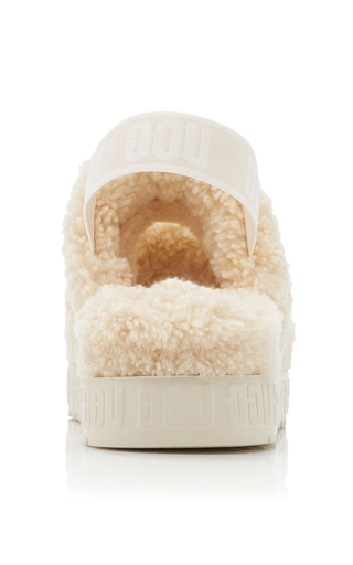 Oh Fluffita Sheepskin Platform Sandals展示图