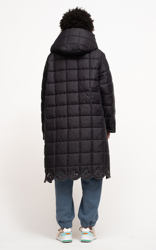 Wren Hooded Quilted Shell Coat展示图