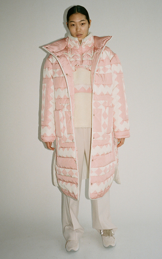 Helena Printed Quilted Puffer Coat展示图