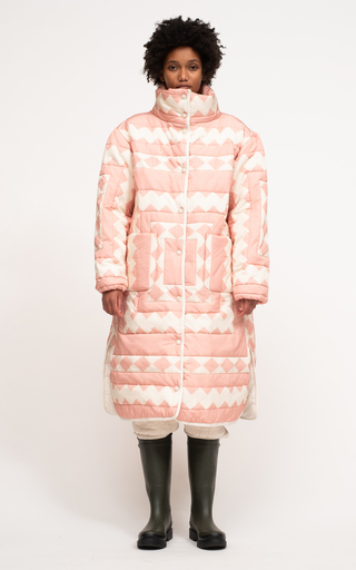 Helena Printed Quilted Puffer Coat展示图