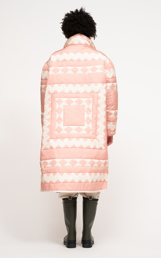 Helena Printed Quilted Puffer Coat展示图