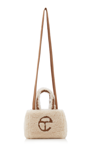 x Telfar Small Reversible Shearling Shopper Tote展示图