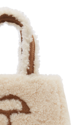 x Telfar Small Reversible Shearling Shopper Tote展示图