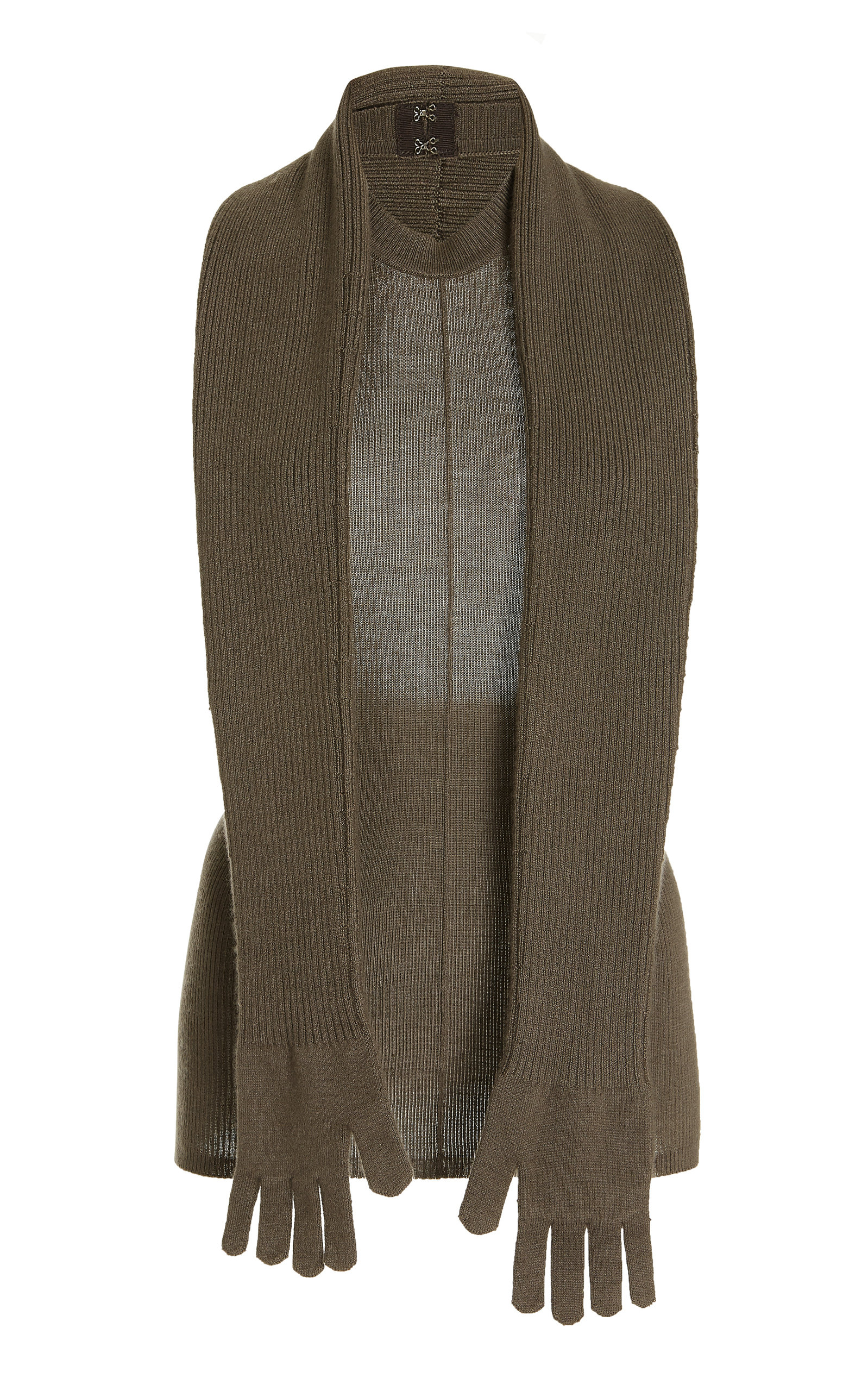 Peter Do Grey Detachable Gloves Sweater | Smart Closet
