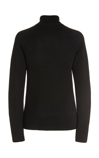 Stretch-Wool Turtleneck Ski Sweater展示图