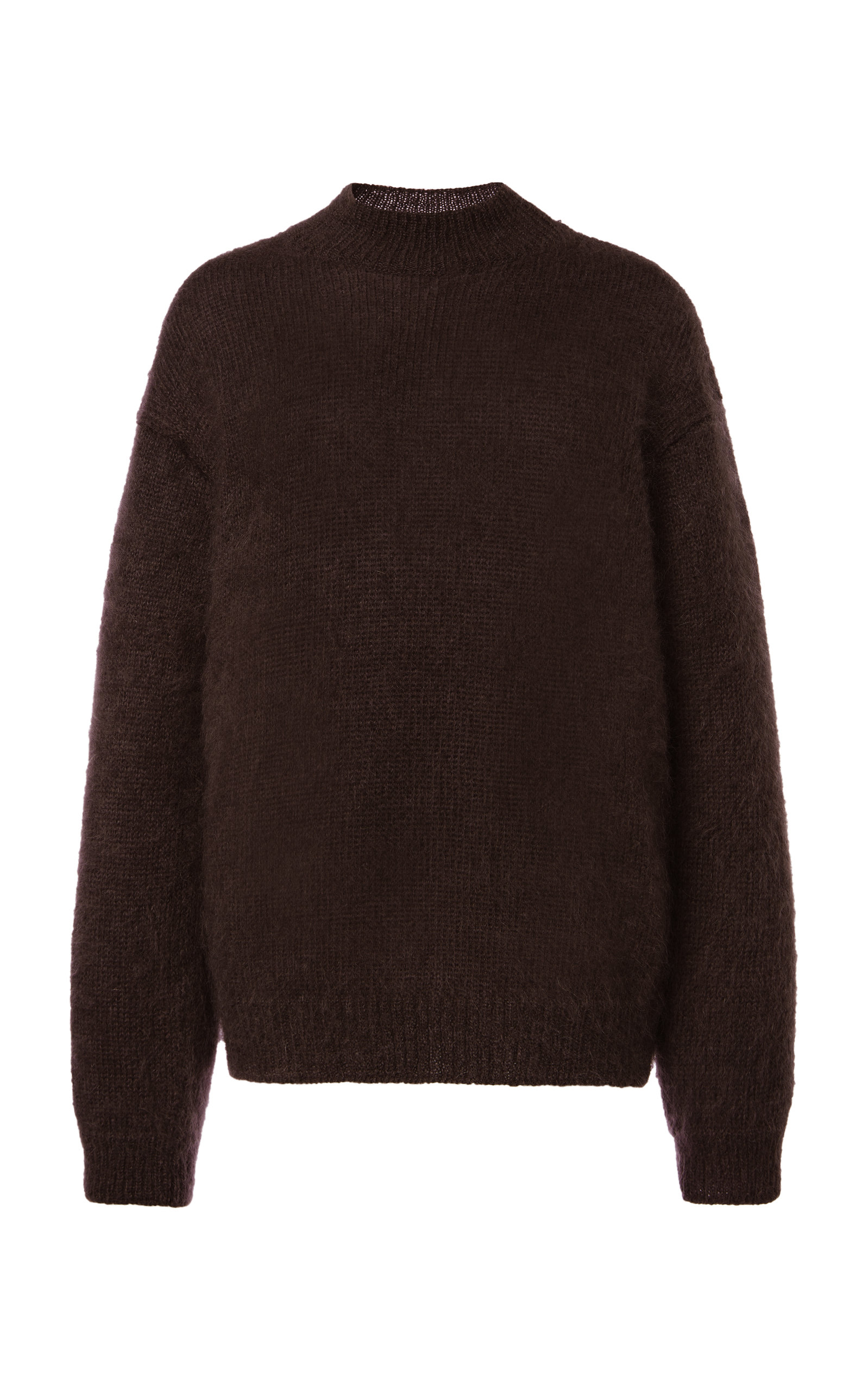 Tom Ford Women's Mohair-blend Knit Sweater In Black,grey | ModeSens