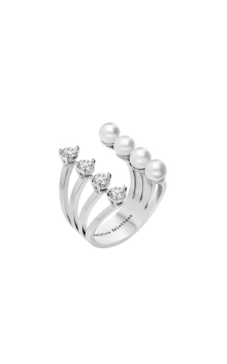 18K White Gold Pearl Ring展示图