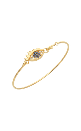 18K Yellow Gold Grandma Eye Bracelet展示图