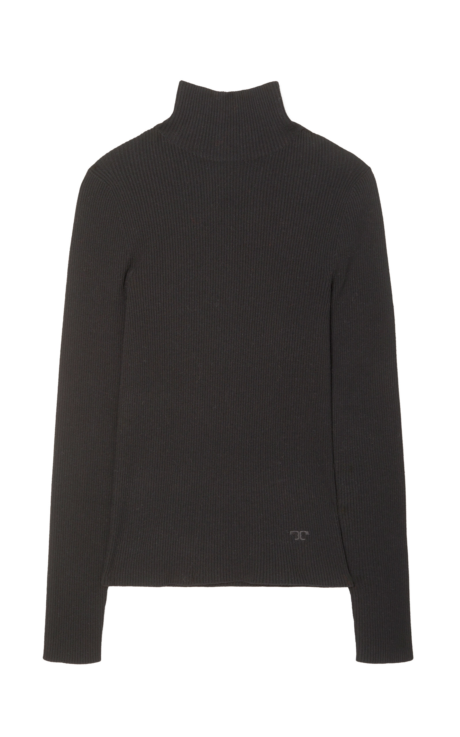 Tory Burch Women's Ribbedknit Turtleneck Sweater In Black ModeSens