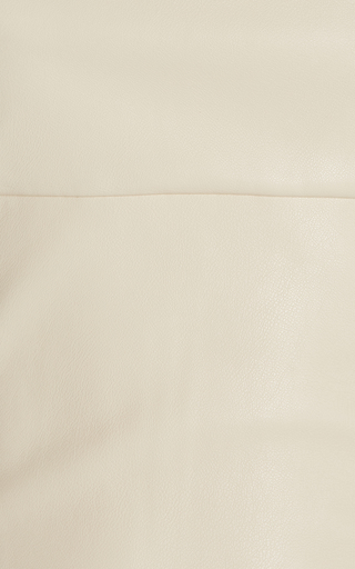 Jacqueline Strap-Detailed Faux Leather Midi Dress展示图