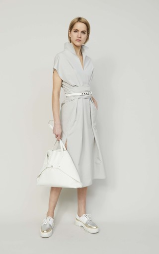 Cotton-Poplin Midi Dress展示图