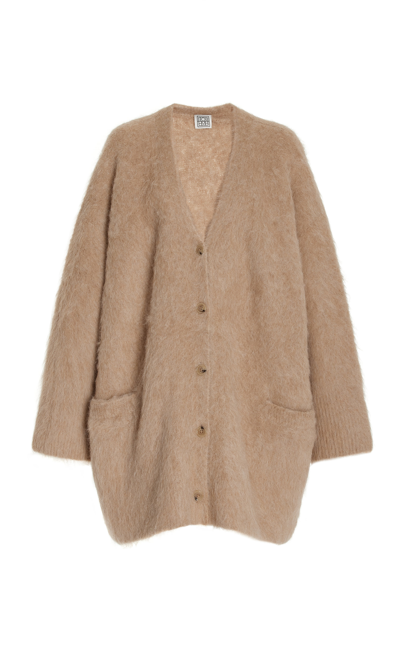 Totême Beige Alpaca Oversized Cardigan | Smart Closet