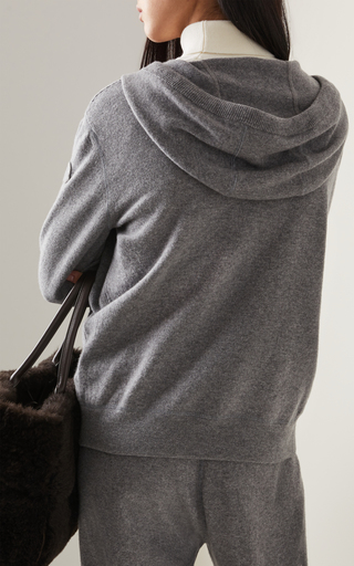 Wool-Cashmere Zip-Front Hoodie展示图