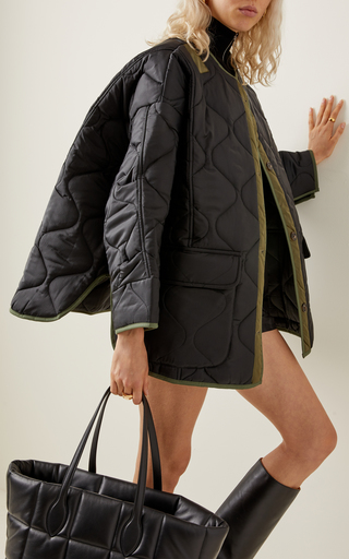 Teddy Oversized Quilted Jacket展示图