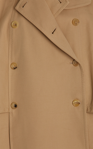 Jader Double-Breasted Cotton Gabardine Trench Cape展示图