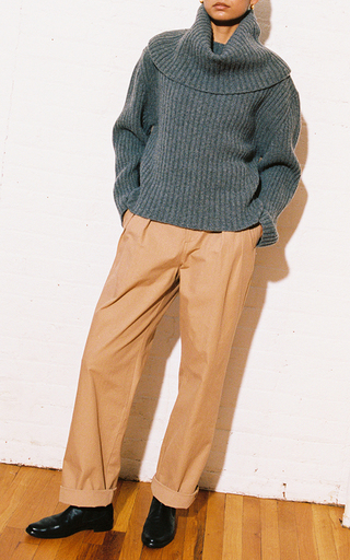 Monte Eco-Cotton Straight-Leg Pants展示图