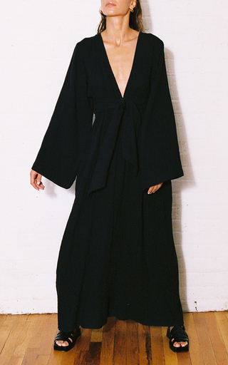 Blair Belted Organic Cotton Coverup Dress展示图