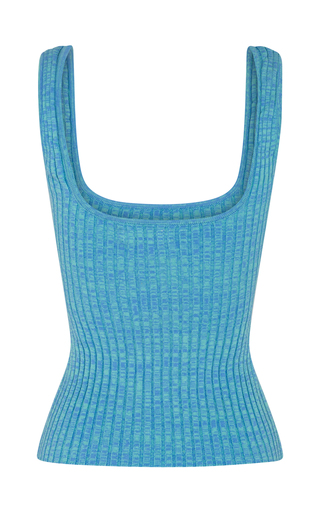 Lara Ribbed Cotton Tank Top展示图