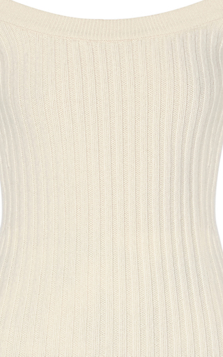 Harper Off-The-Shoulder Ribbed-Knit Sweater展示图