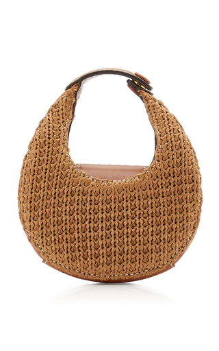 Moon Micro Raffia Top Handle Bag展示图