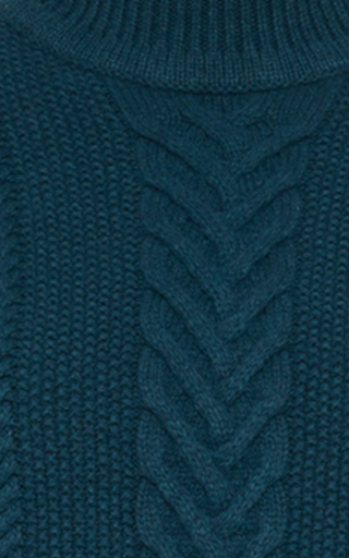 Brooke Cable-Knit Turtleneck Sweater展示图