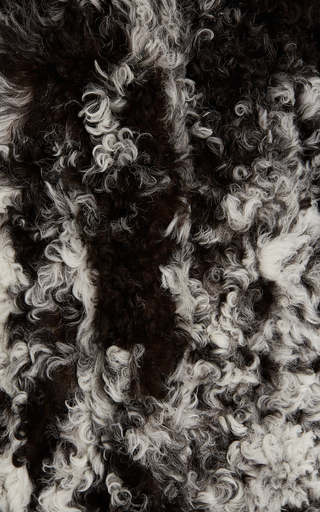 Speckled Curly Shearling Coat展示图