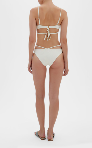 Harlen Js Tie-Front Bikini Top展示图