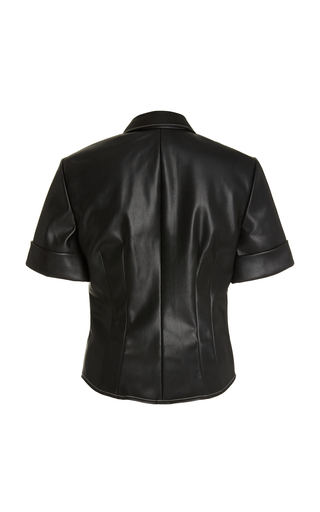 Joan Vegan Leather Shirt展示图